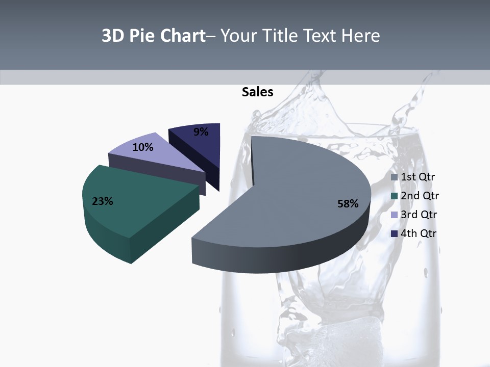 Waterdrop Purity Moment PowerPoint Template