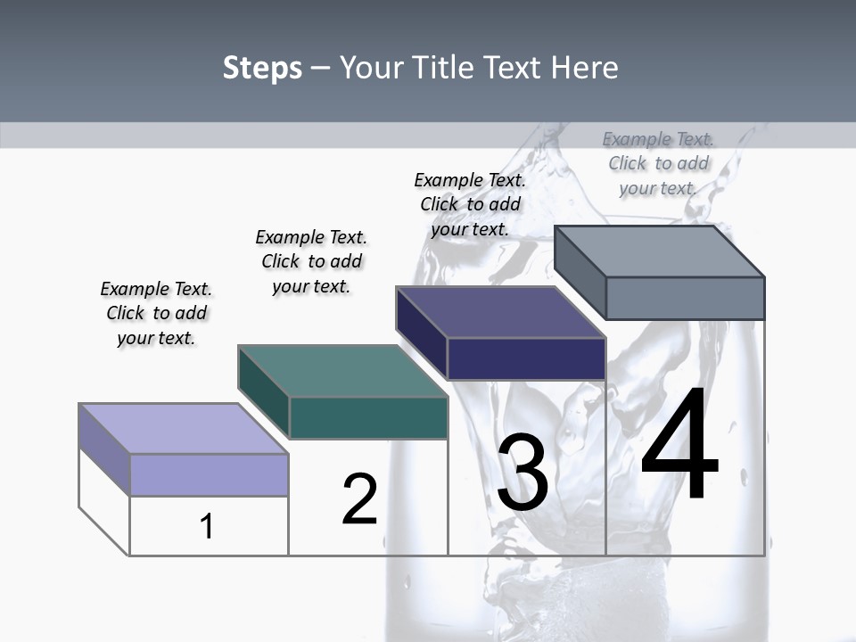 Waterdrop Purity Moment PowerPoint Template