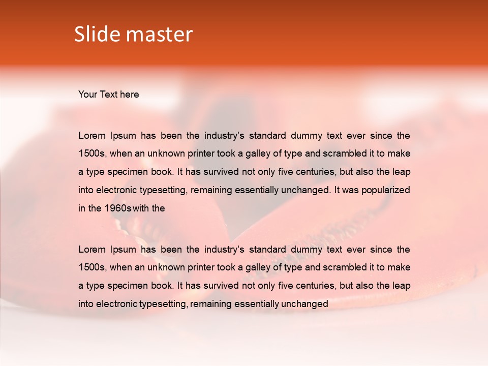 Isolated Delicatessen Full PowerPoint Template