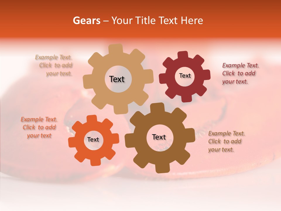 Isolated Delicatessen Full PowerPoint Template