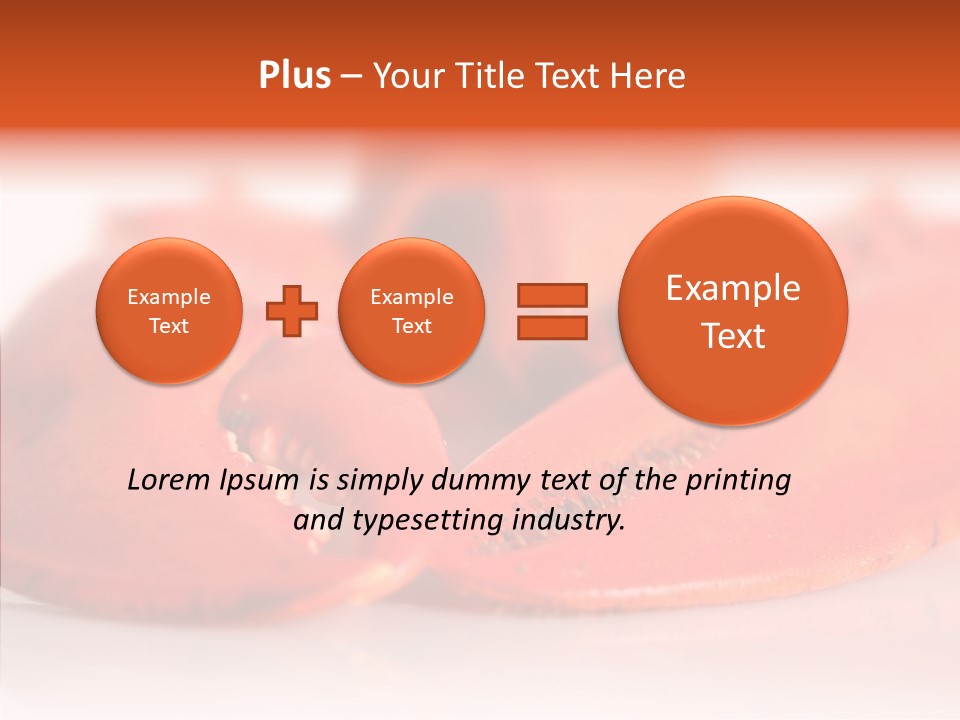 Isolated Delicatessen Full PowerPoint Template