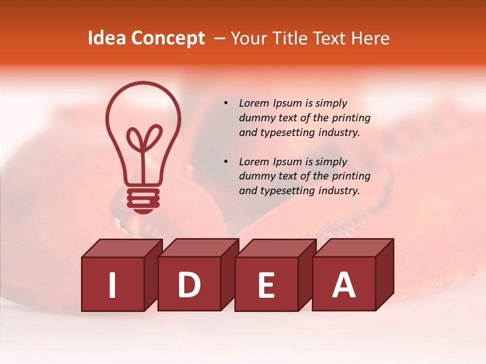 Isolated Delicatessen Full PowerPoint Template