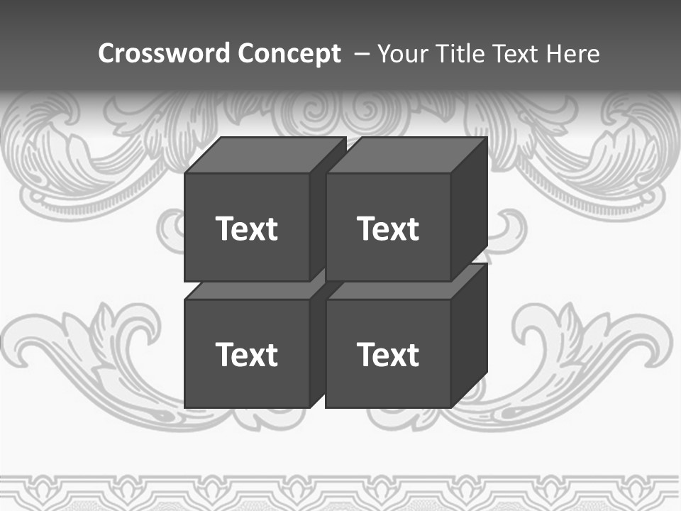 Emblem Heading Palace PowerPoint Template