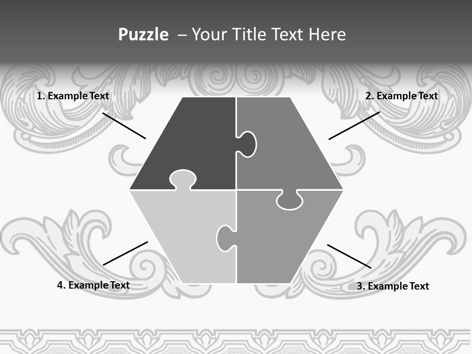 Emblem Heading Palace PowerPoint Template