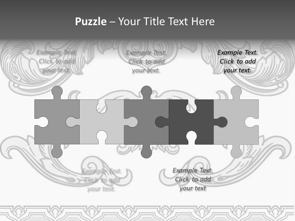 Emblem Heading Palace PowerPoint Template