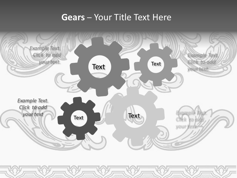 Emblem Heading Palace PowerPoint Template