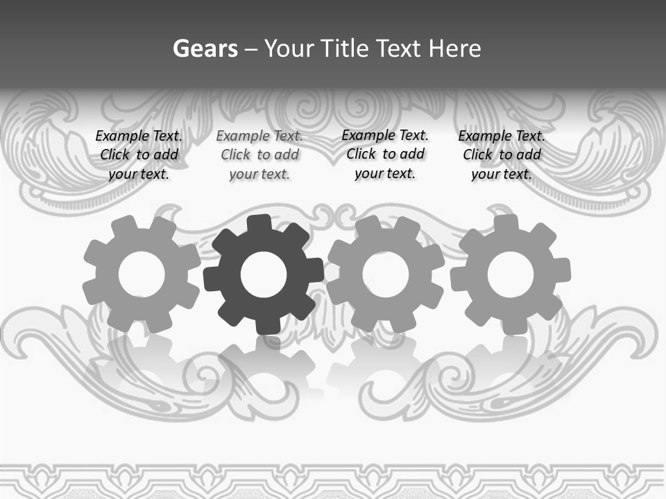 Emblem Heading Palace PowerPoint Template