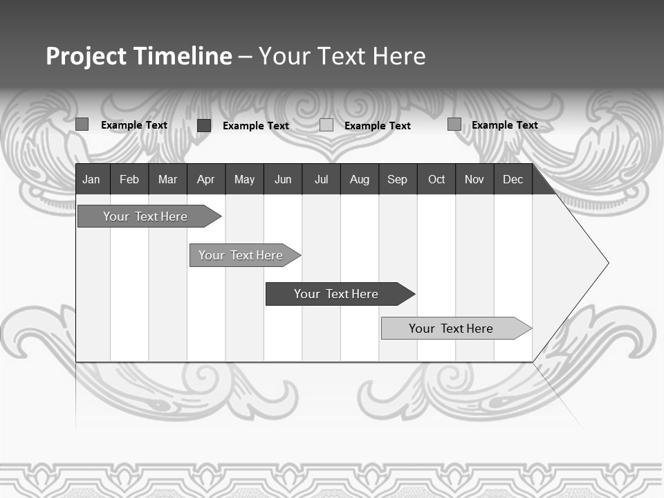 Emblem Heading Palace PowerPoint Template