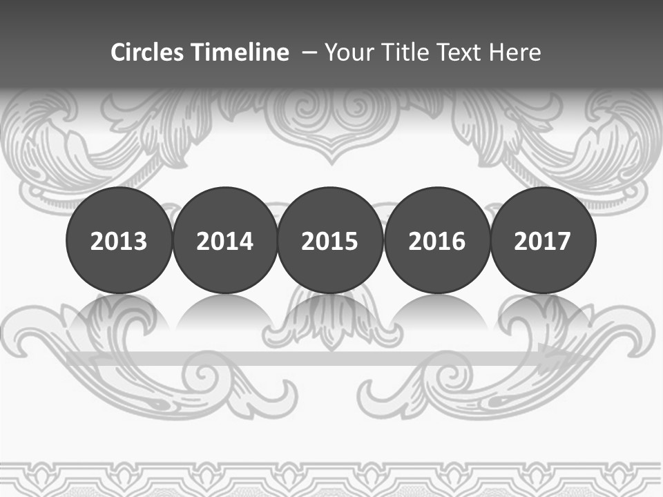 Emblem Heading Palace PowerPoint Template