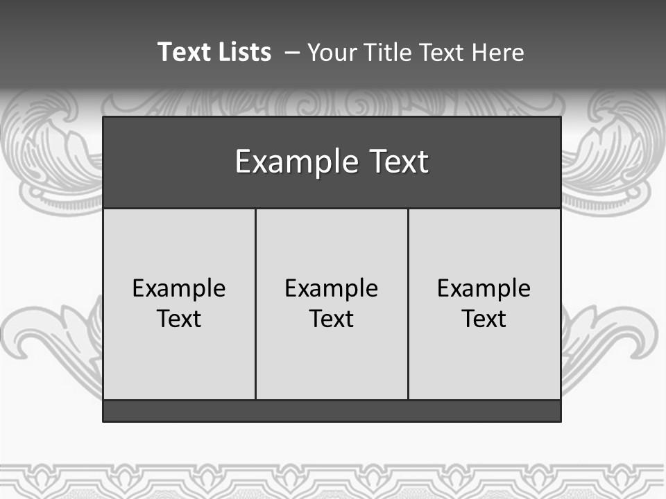 Emblem Heading Palace PowerPoint Template