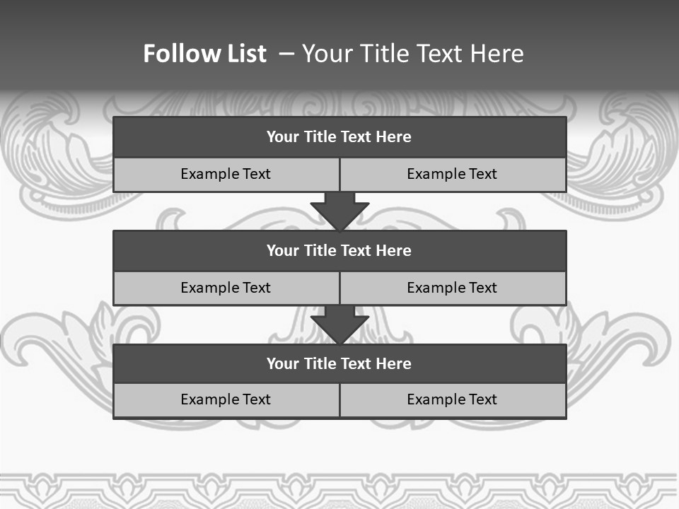Emblem Heading Palace PowerPoint Template