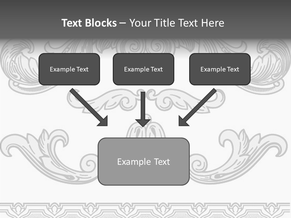Emblem Heading Palace PowerPoint Template