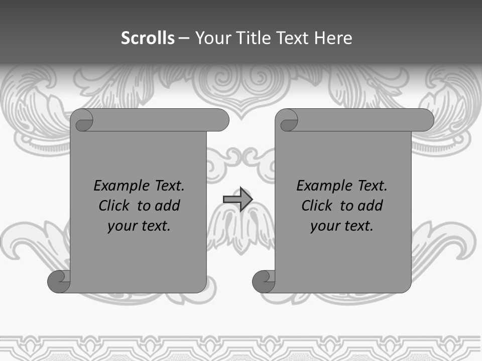 Emblem Heading Palace PowerPoint Template