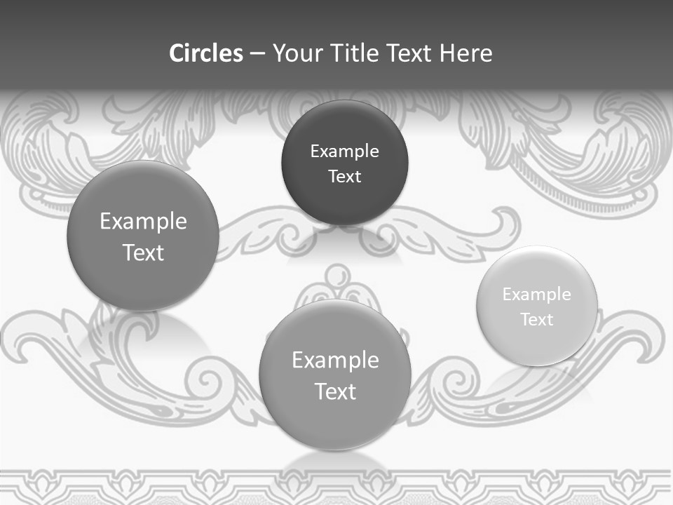 Emblem Heading Palace PowerPoint Template