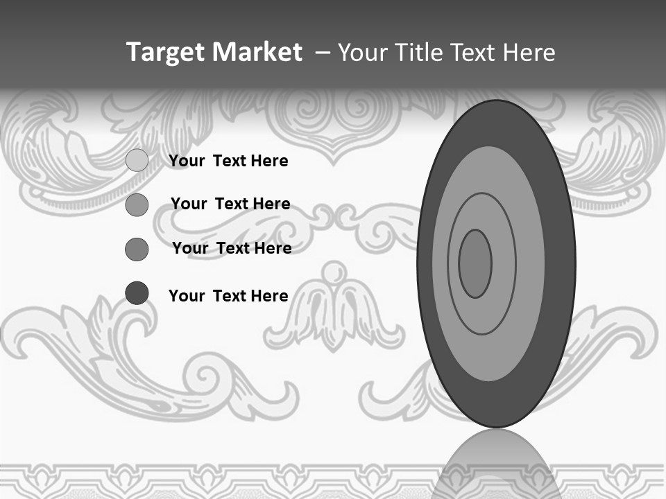 Emblem Heading Palace PowerPoint Template