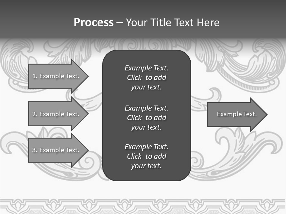 Emblem Heading Palace PowerPoint Template