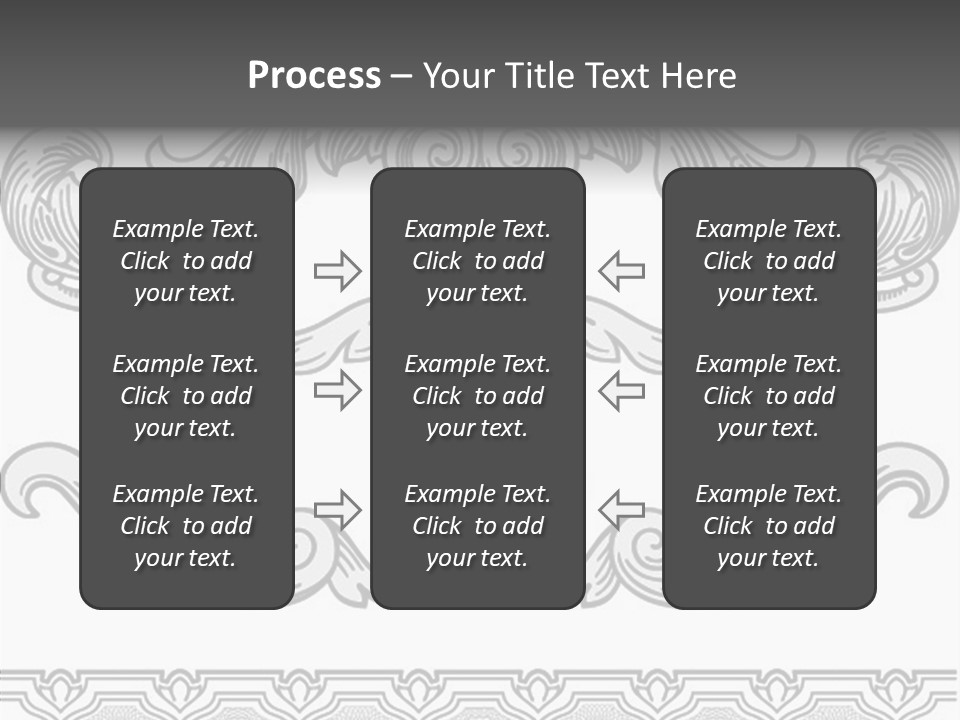 Emblem Heading Palace PowerPoint Template