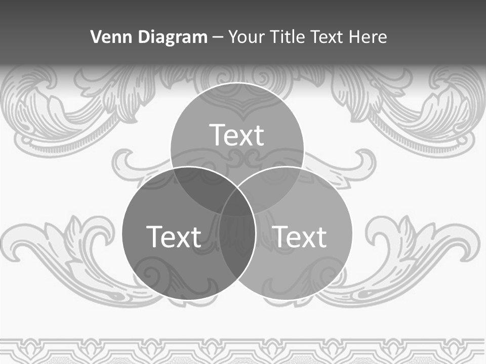 Emblem Heading Palace PowerPoint Template