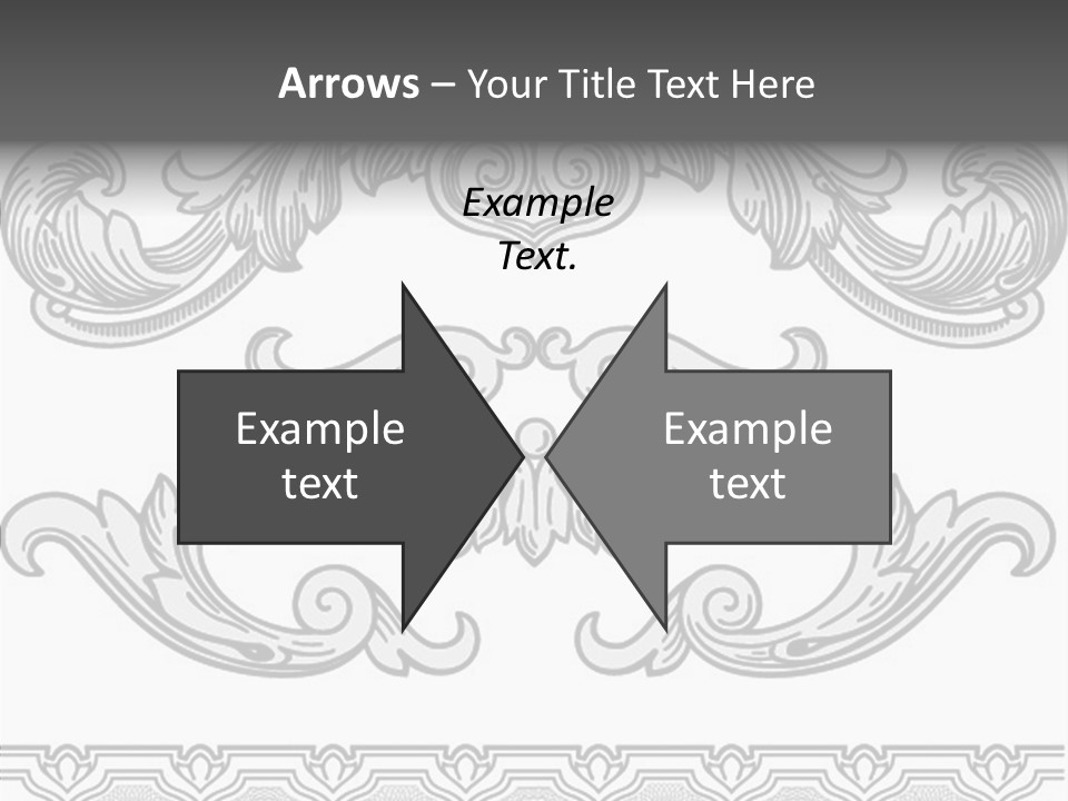 Emblem Heading Palace PowerPoint Template