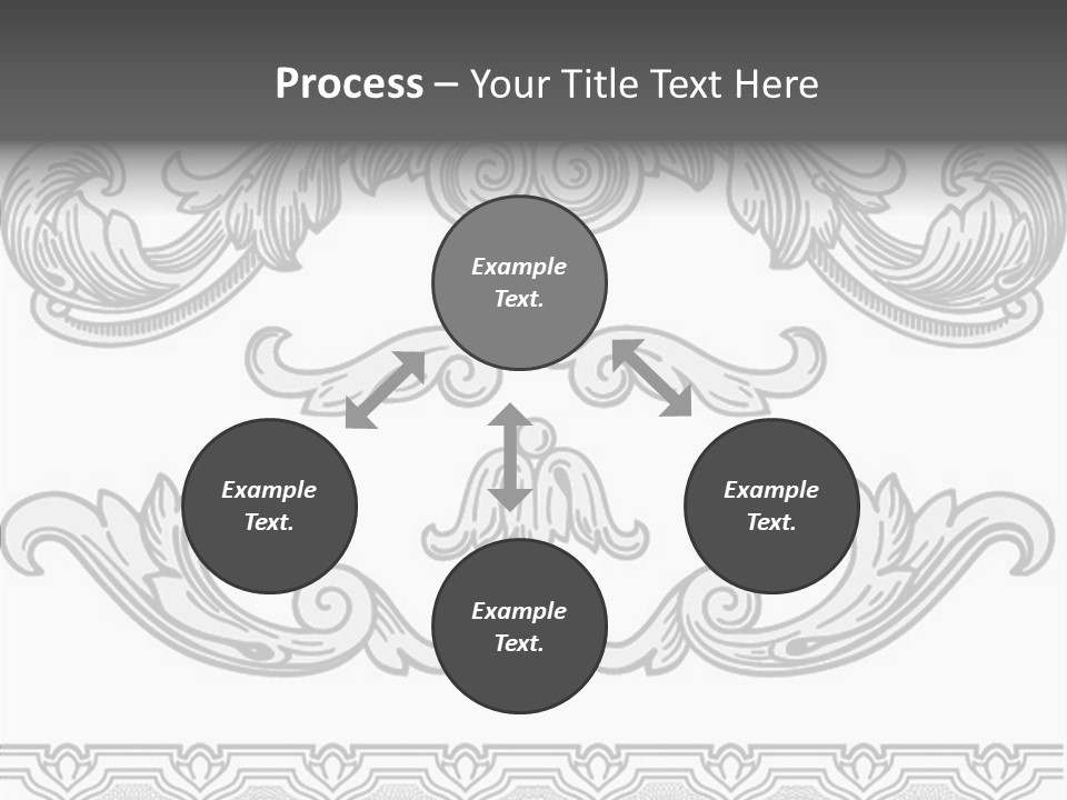 Emblem Heading Palace PowerPoint Template