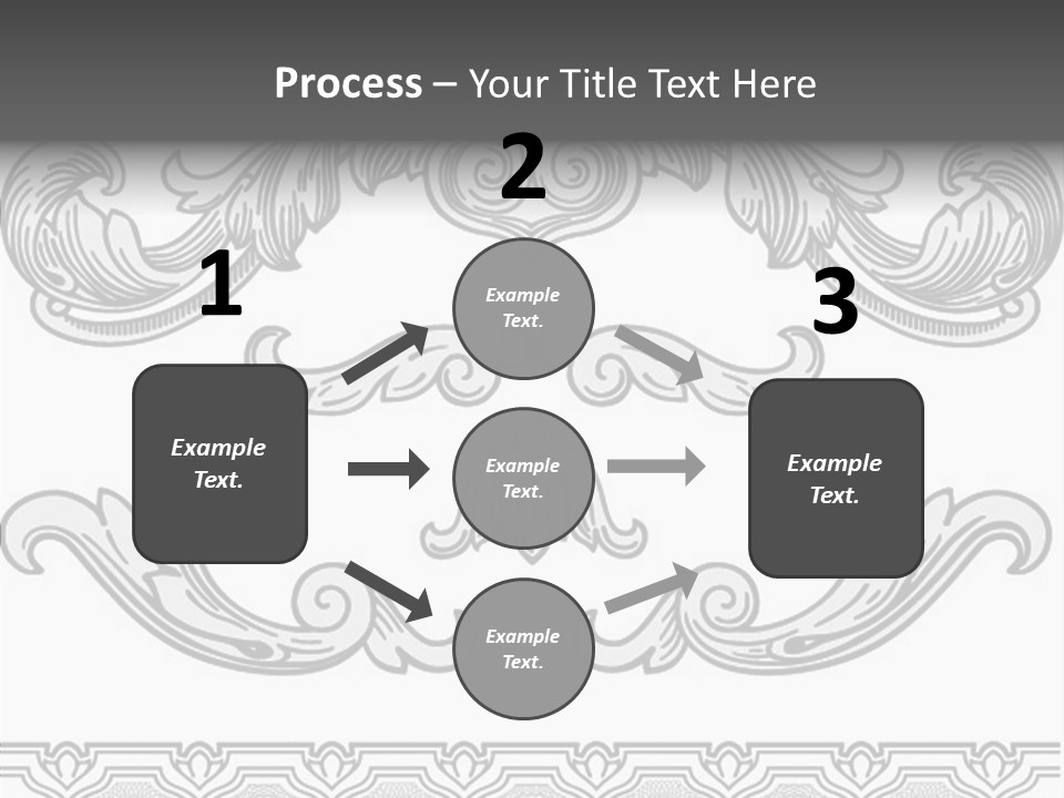 Emblem Heading Palace PowerPoint Template