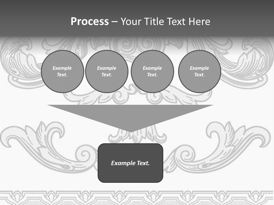 Emblem Heading Palace PowerPoint Template