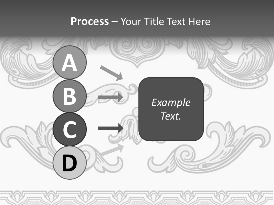 Emblem Heading Palace PowerPoint Template