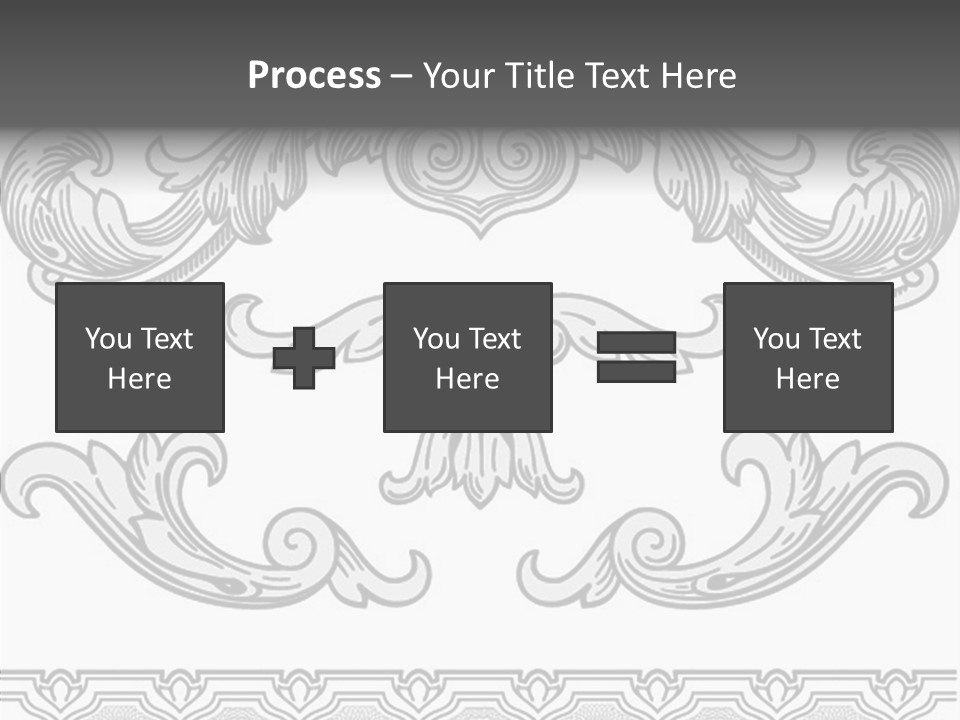 Emblem Heading Palace PowerPoint Template