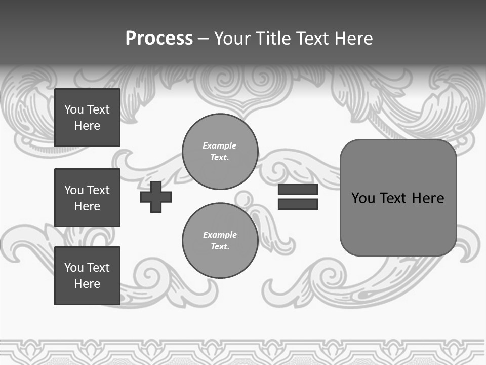 Emblem Heading Palace PowerPoint Template