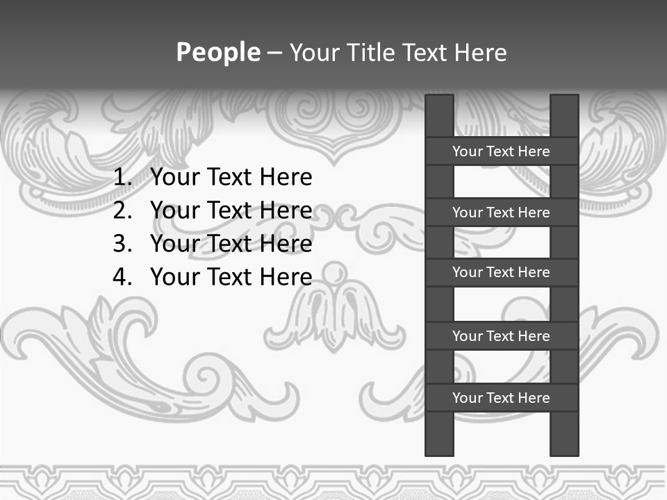 Emblem Heading Palace PowerPoint Template