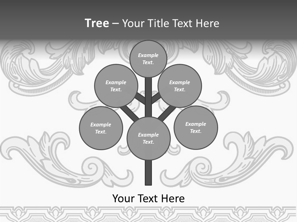 Emblem Heading Palace PowerPoint Template