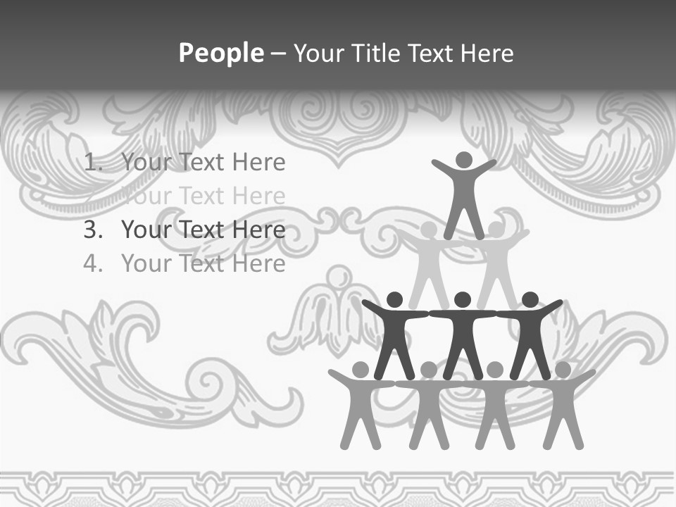 Emblem Heading Palace PowerPoint Template