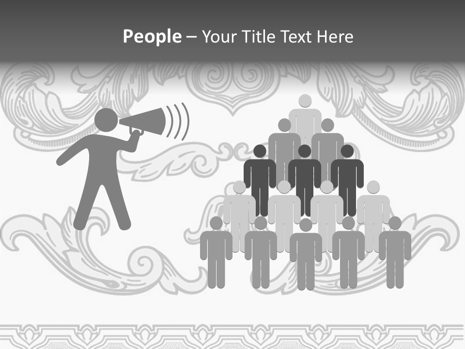 Emblem Heading Palace PowerPoint Template