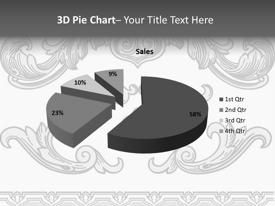 Emblem Heading Palace PowerPoint Template