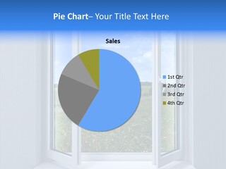 Open Window Interior PowerPoint Template