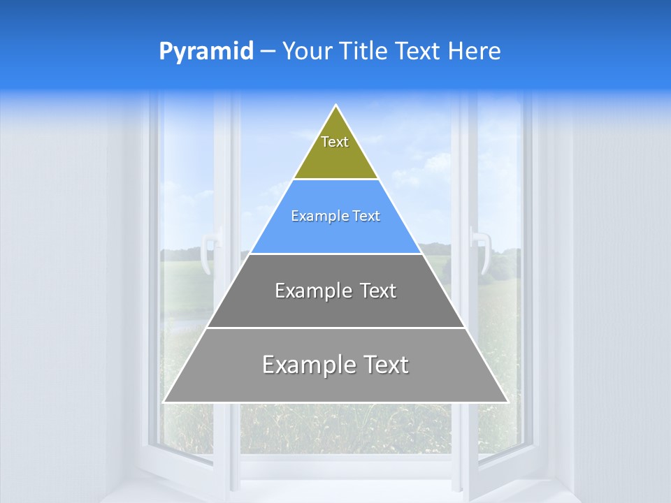 Open Window Interior PowerPoint Template
