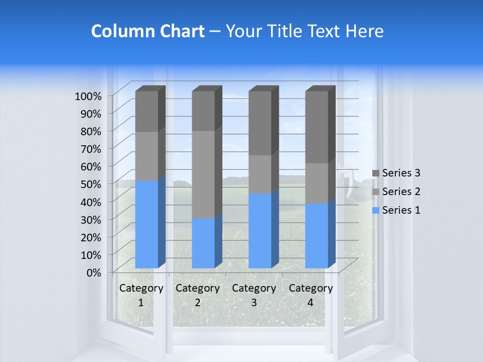 Open Window Interior PowerPoint Template
