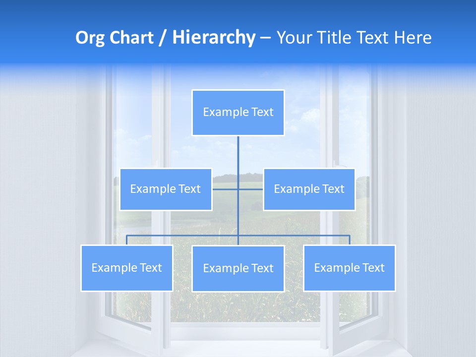 Open Window Interior PowerPoint Template