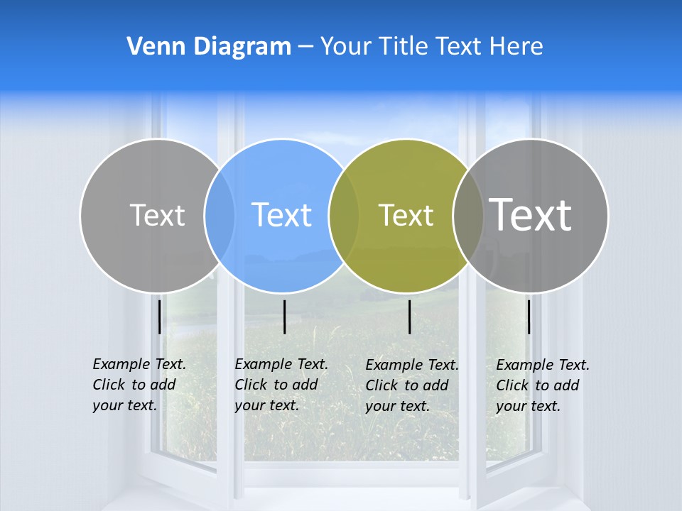 Open Window Interior PowerPoint Template