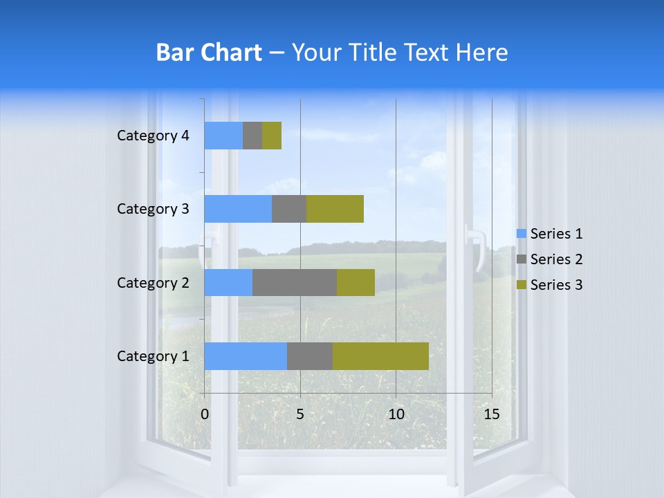 Open Window Interior PowerPoint Template