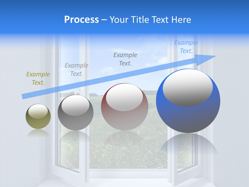 Open Window Interior PowerPoint Template