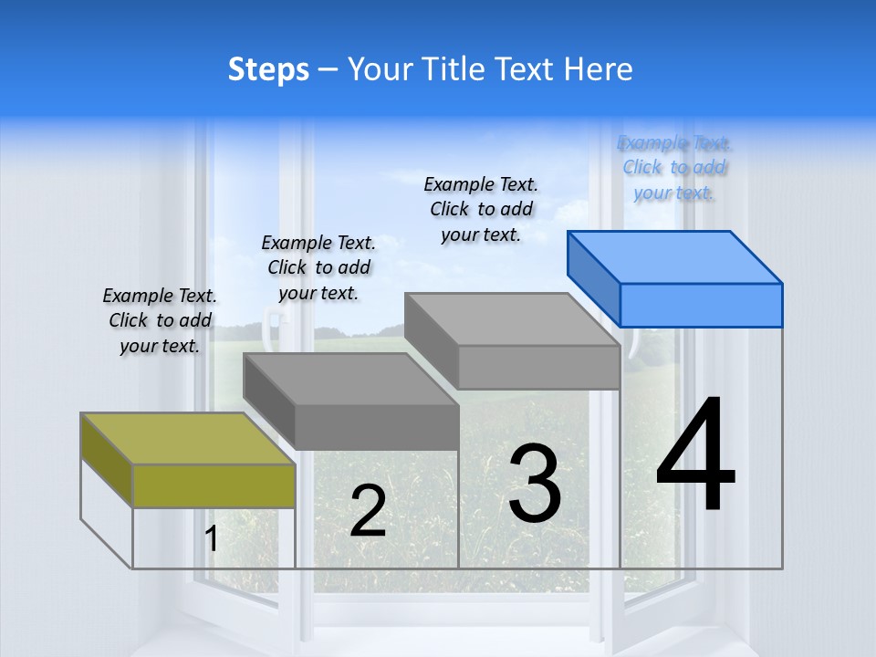 Open Window Interior PowerPoint Template