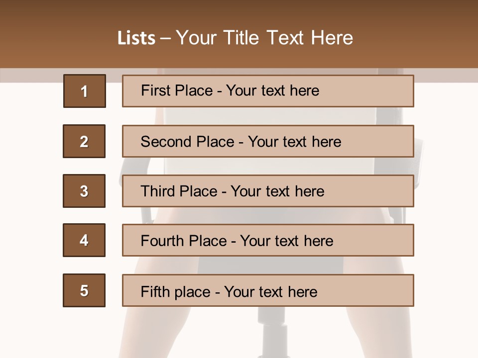 Attractive Y Collar PowerPoint Template