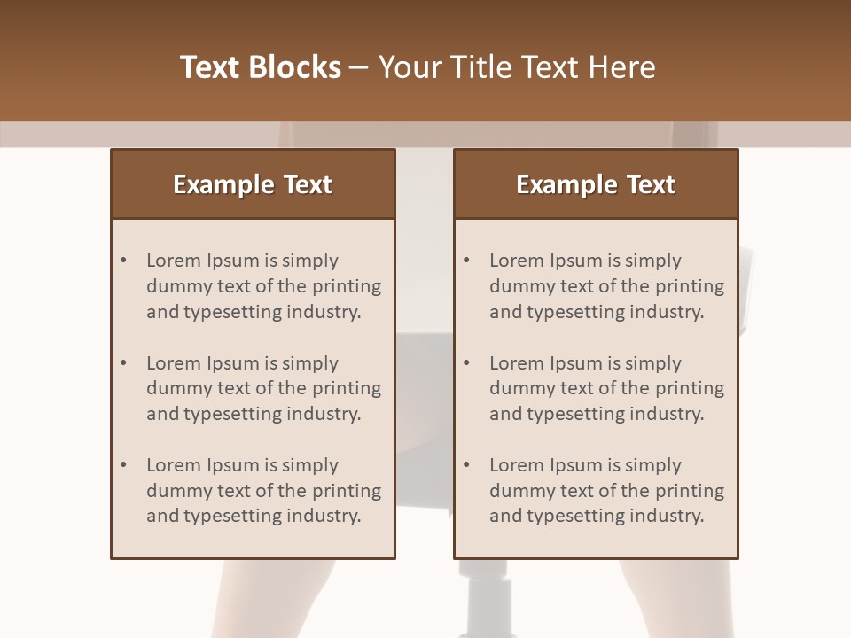 Attractive Y Collar PowerPoint Template