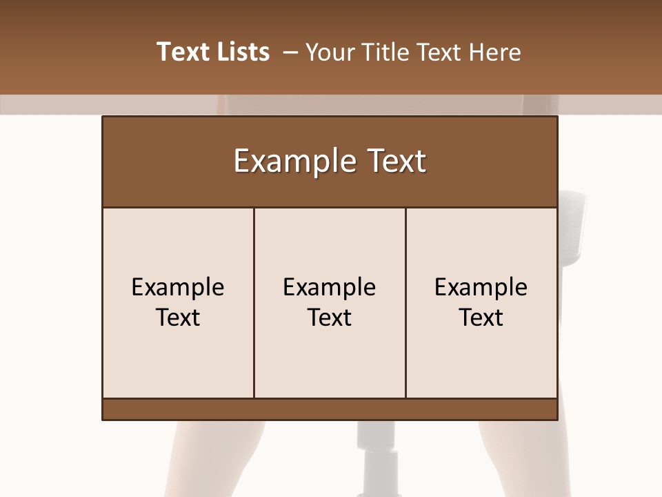 Attractive Y Collar PowerPoint Template