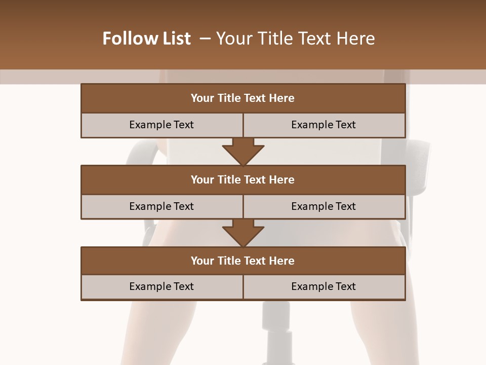 Attractive Y Collar PowerPoint Template