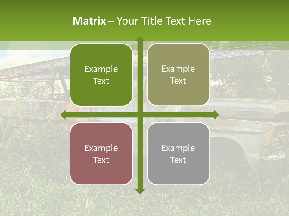 Vines Grave Transportation PowerPoint Template