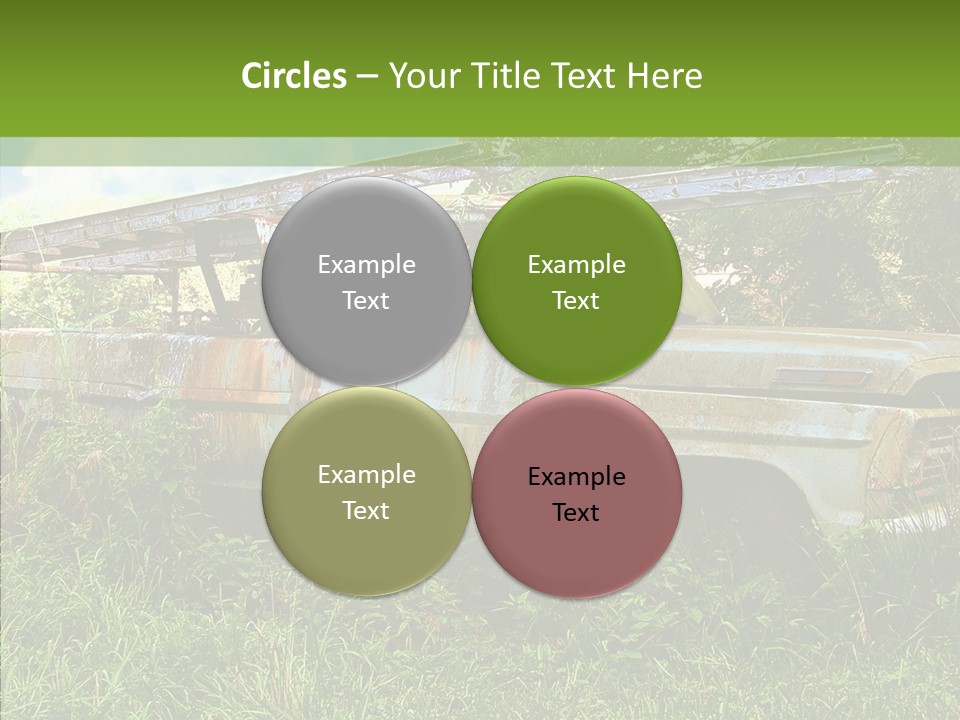 Vines Grave Transportation PowerPoint Template