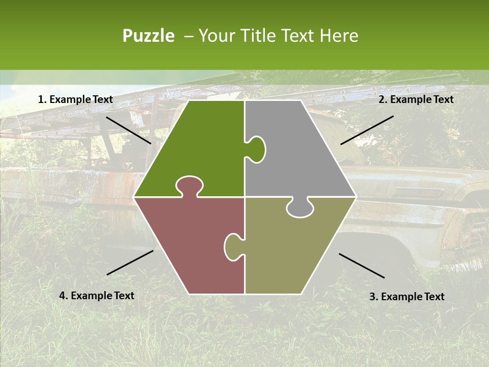 Vines Grave Transportation PowerPoint Template