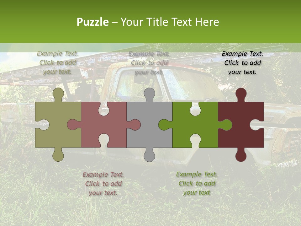 Vines Grave Transportation PowerPoint Template